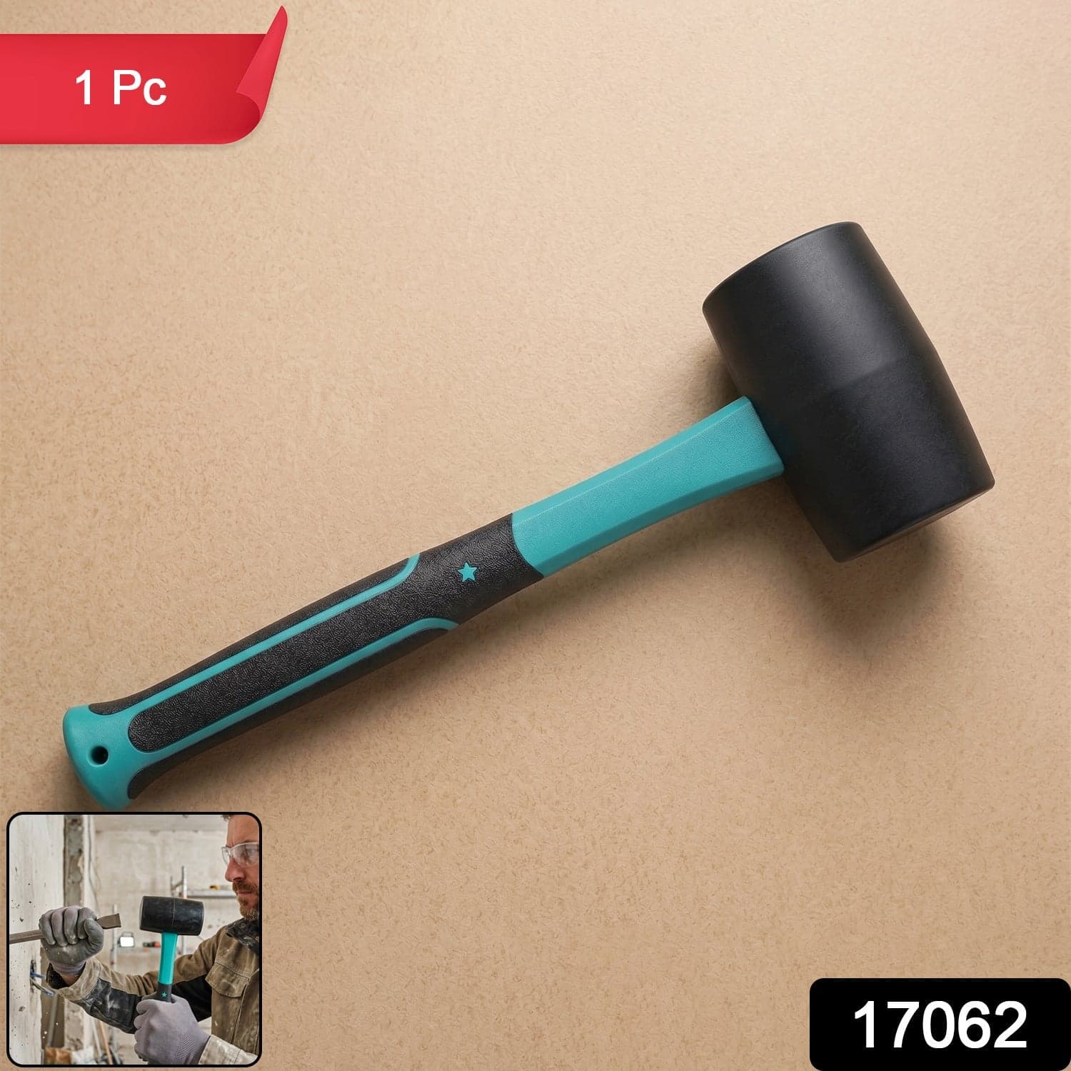 Heavy Duty Sledge Hammer the Durable Rubber Mallet for Construction thumbnail 3