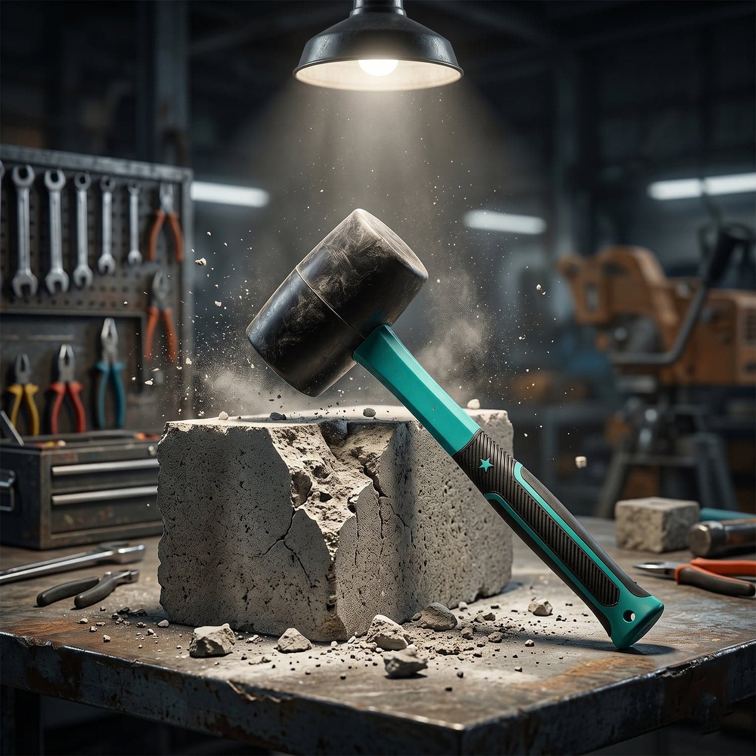 Heavy Duty Sledge Hammer the Durable Rubber Mallet for Construction thumbnail 7