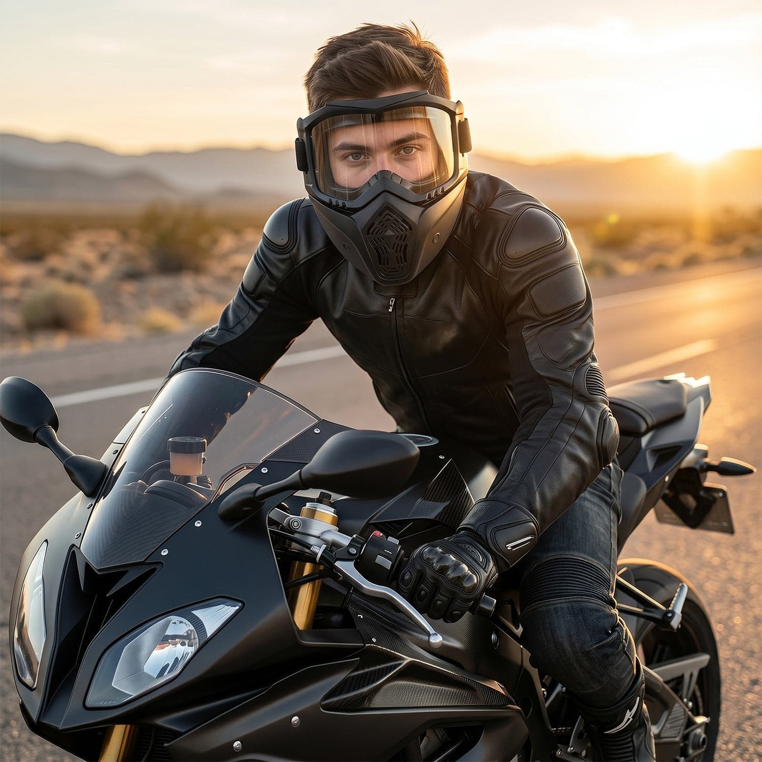 Protective Bike Goggle Face Mask the Detachable Shield for Outdoor Safety thumbnail 8