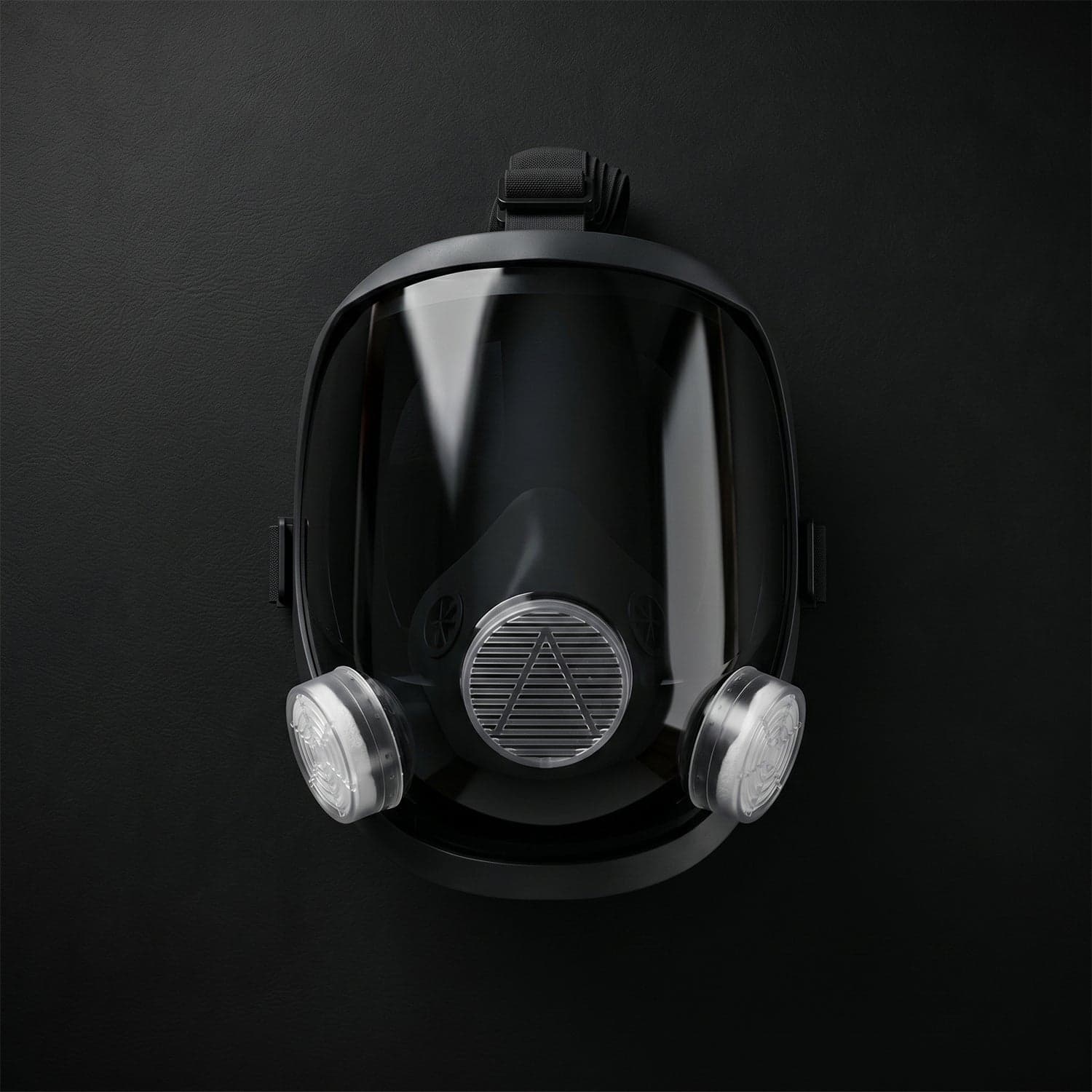 Full Face Safety Respirator Mask the Dual Filters & Clear Visor for Protection thumbnail 4