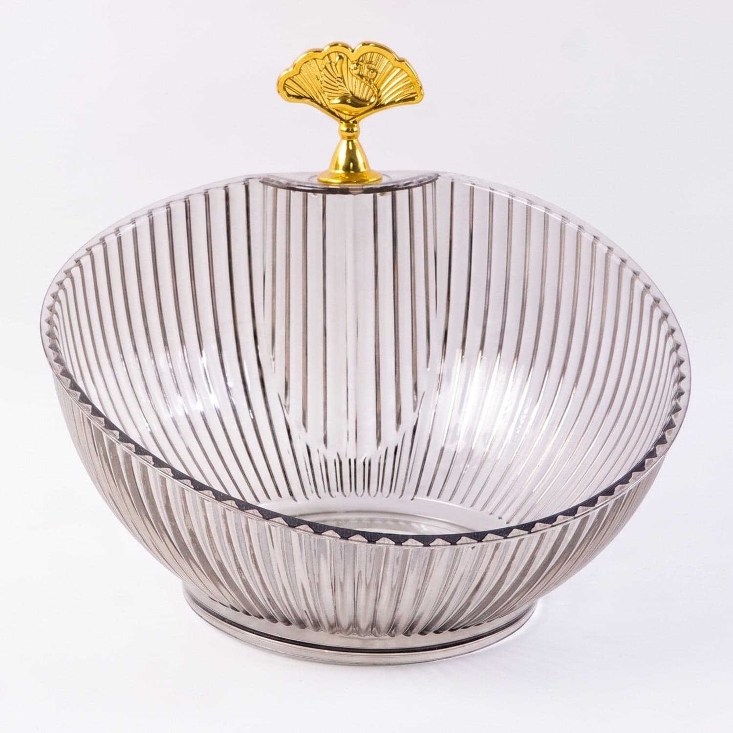 Decorative Plastic Fruit Bowl the Elegant Gold Accent for Dining thumbnail 5