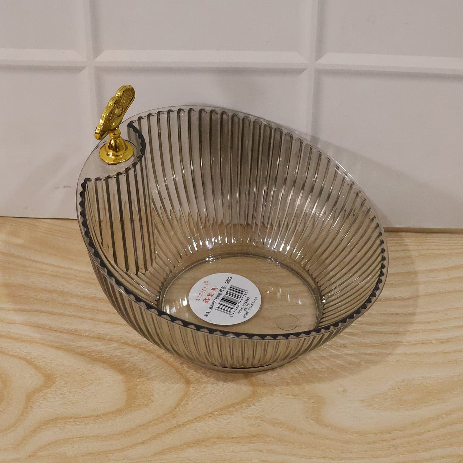 Decorative Plastic Fruit Bowl the Elegant Gold Accent for Dining thumbnail 9