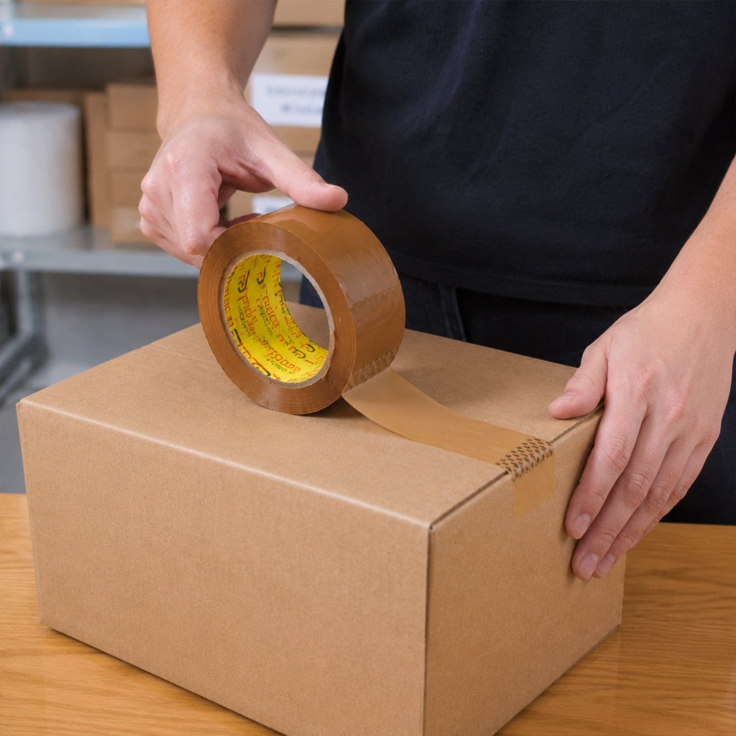 Brown Cello Tape the Strong Adhesive Packing for Secure Shipping thumbnail 4