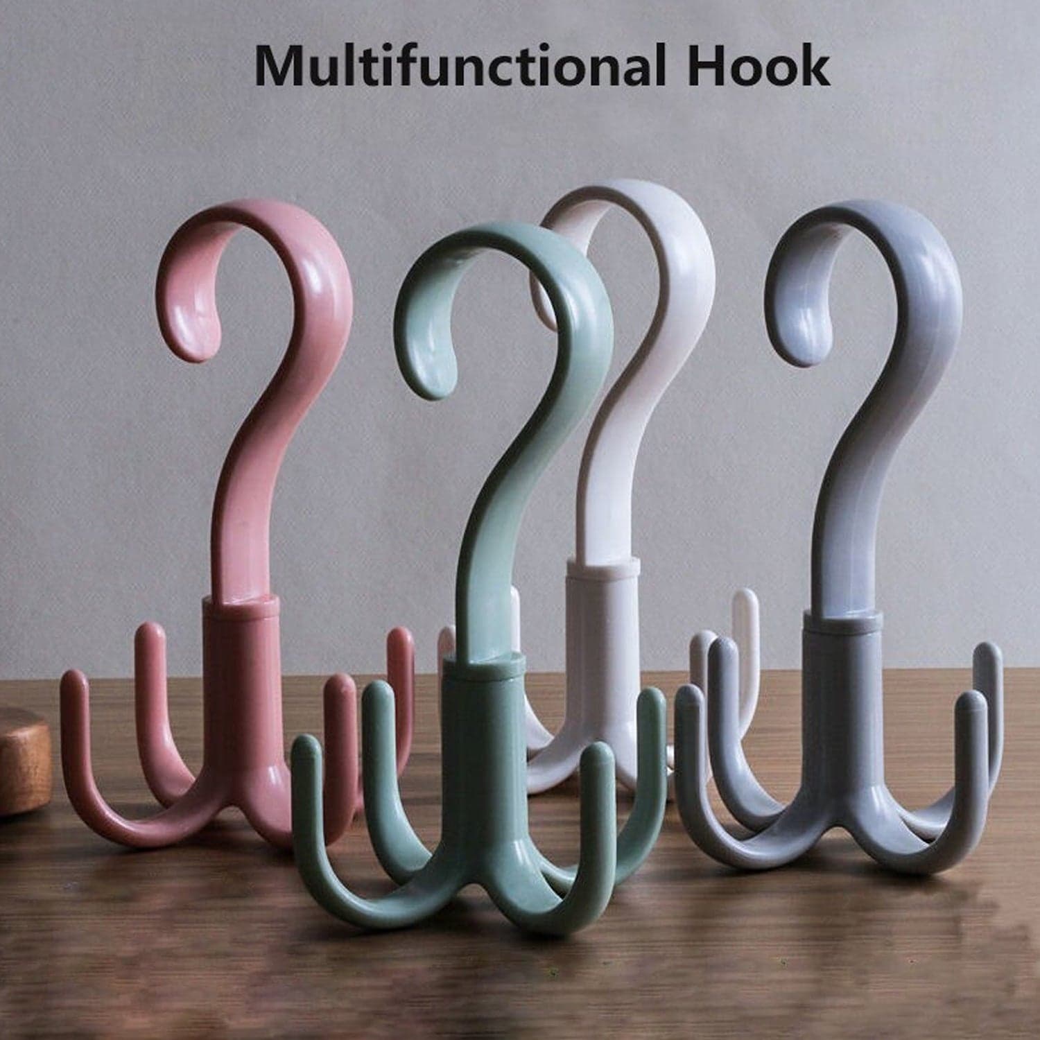 4-Claw Multi-Function 360 Degree Rotatable Purse Rack Handbag Hanger Hook thumbnail 4