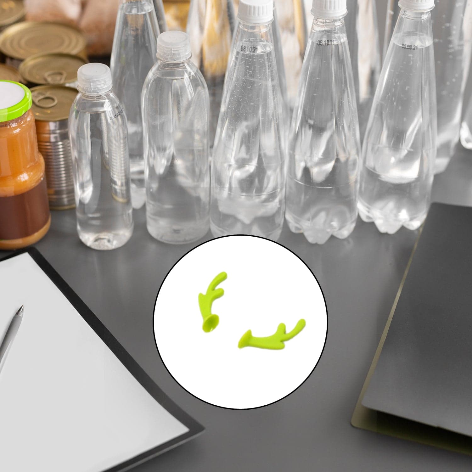 Silicone Deer Drink Marker, Safe 16Pcs Wine Glass Identification Tag Lightweight Unique Durable For Party thumbnail 4