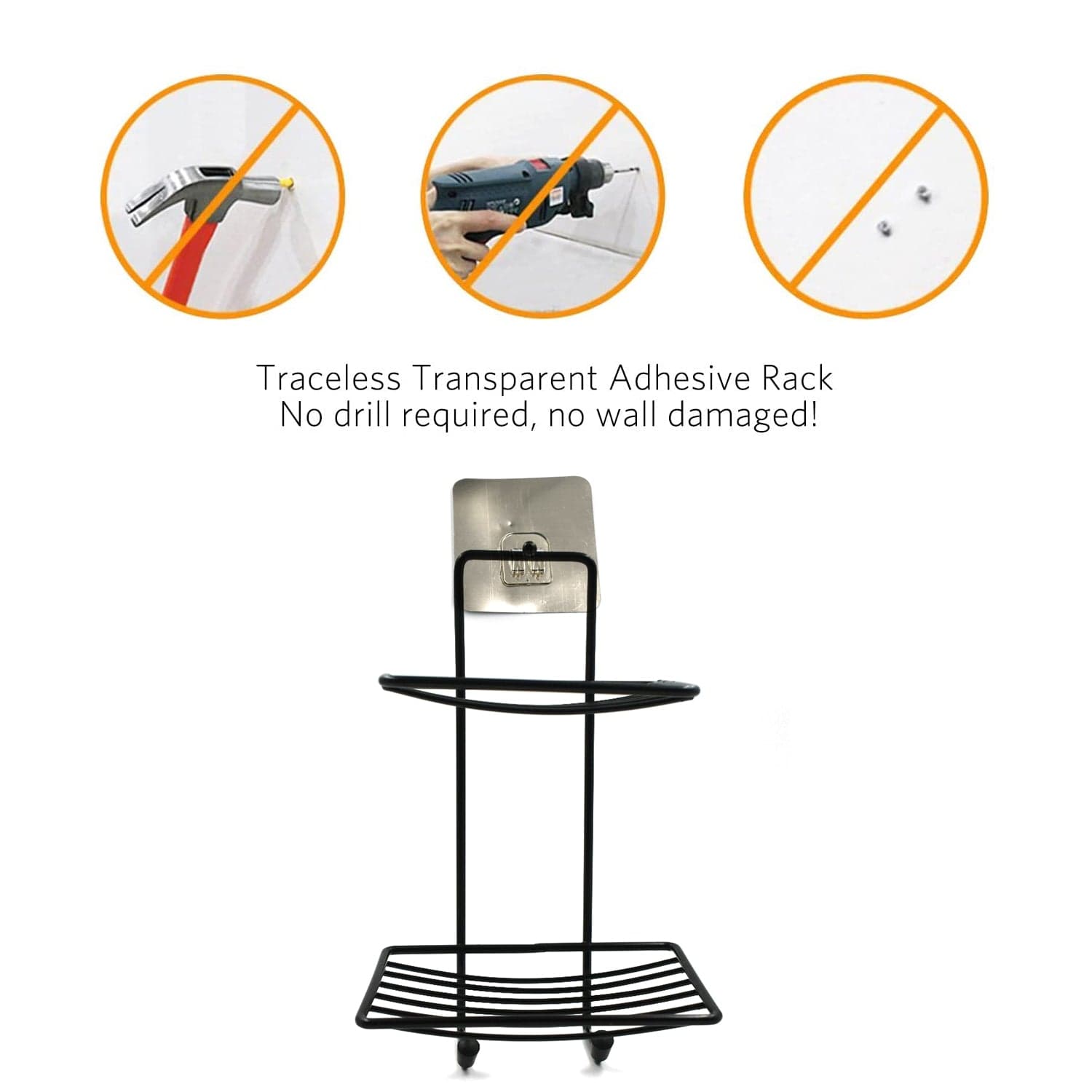 2 Layer SS Soap Rack used in all kinds of places household and bathroom purposes for holding soaps. thumbnail 3