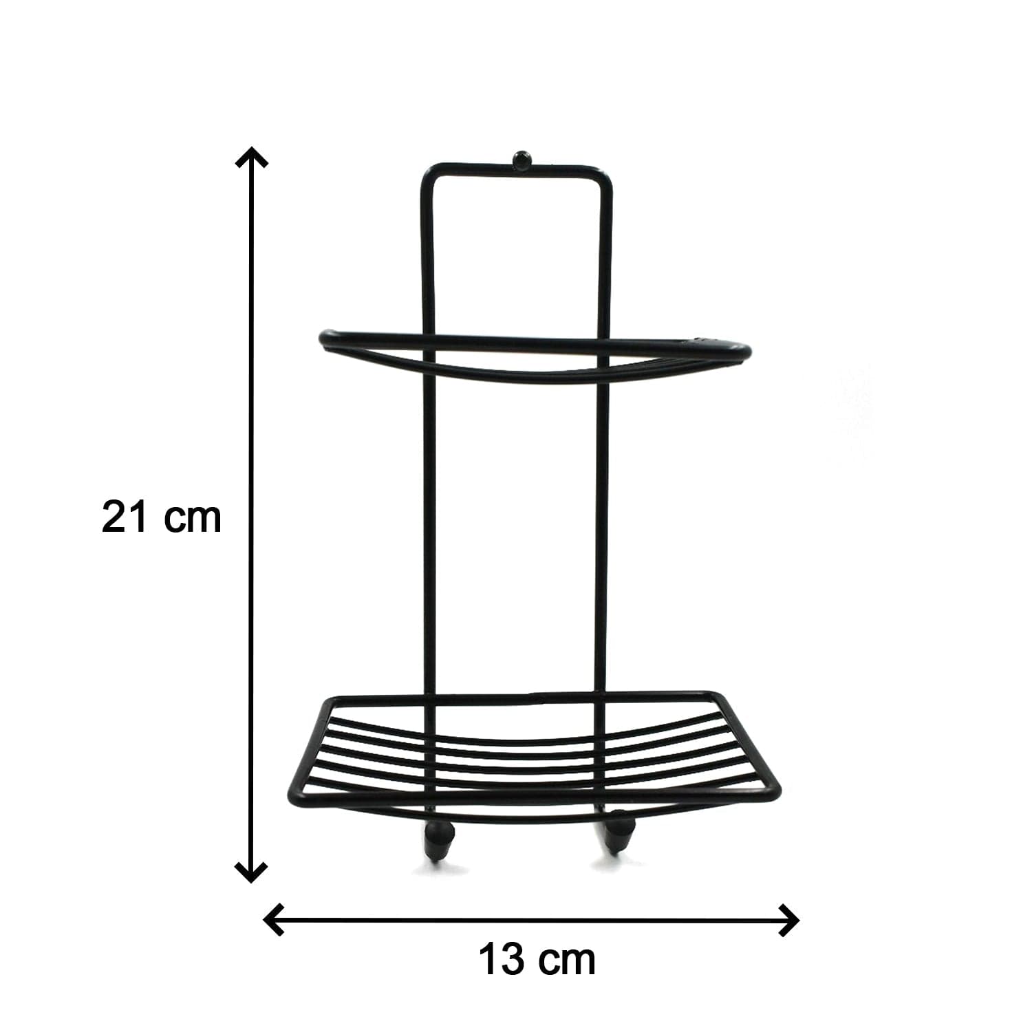2 Layer SS Soap Rack used in all kinds of places household and bathroom purposes for holding soaps. thumbnail 5