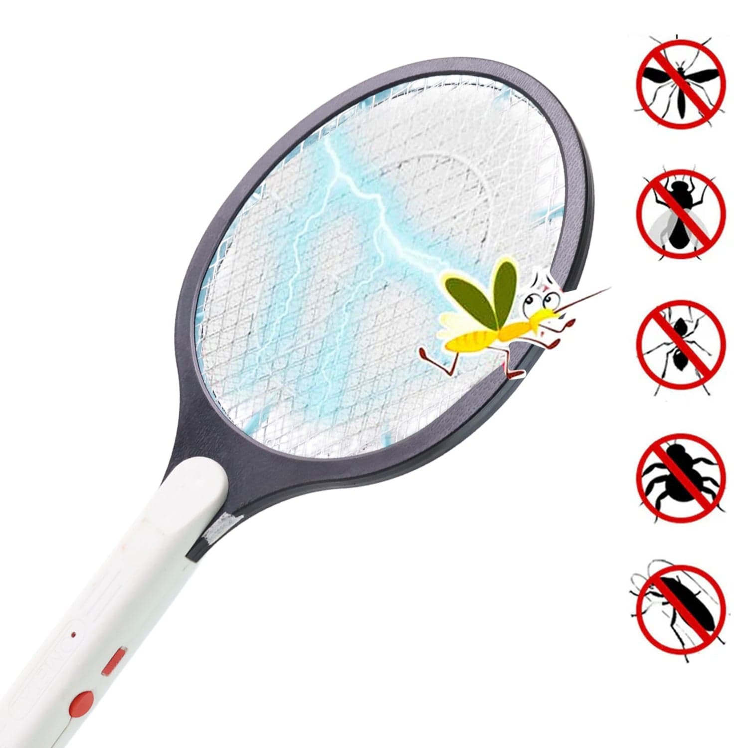 Rechargeable Mosquito Killer Racket of Electric Fly Swatter (1 Pc, Quality Assured) thumbnail 5