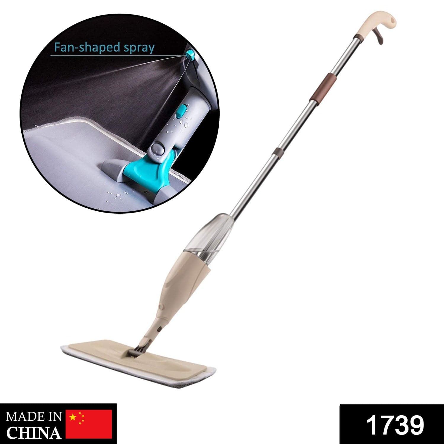 Floor Cleaning Spray Mop with Removable Washable Cleaning Pad thumbnail 2