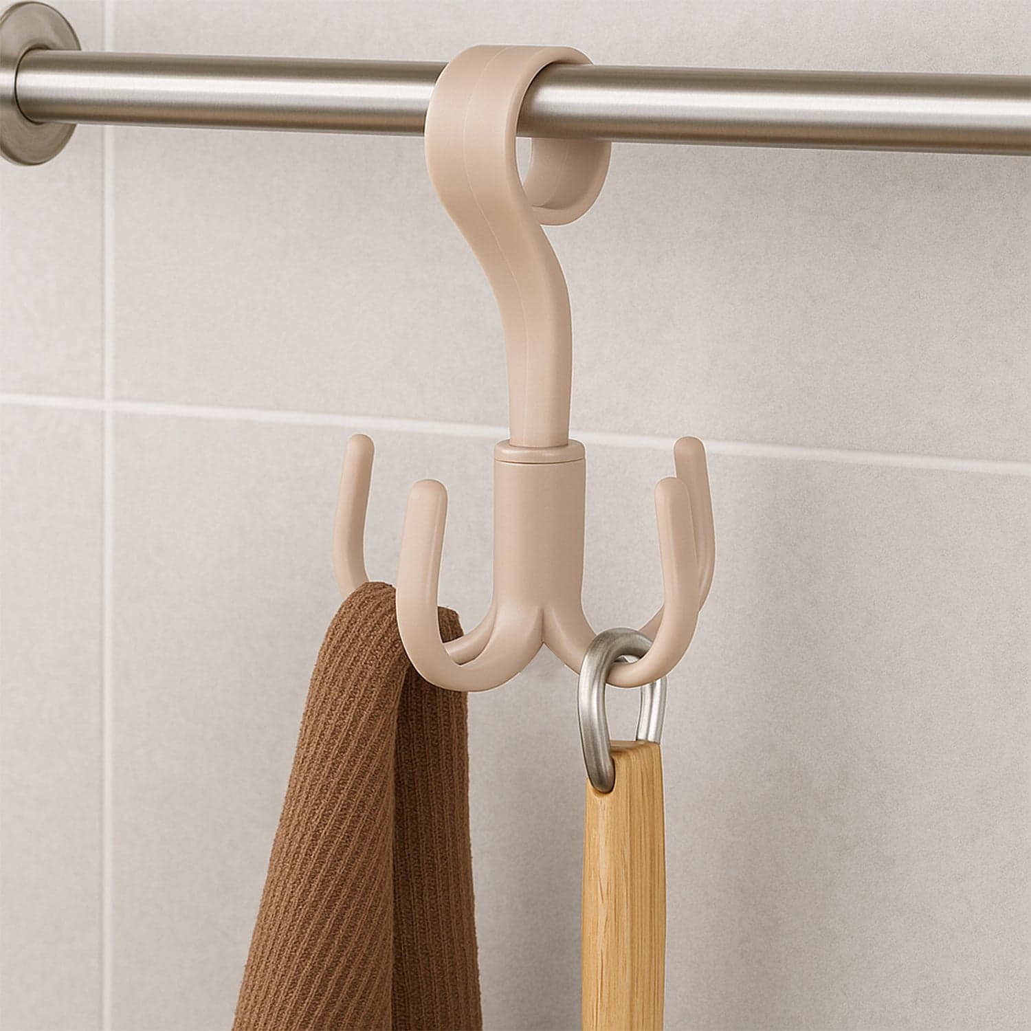 360 Rotating Multipurpose Hook Hanger 1 Pc thumbnail 2