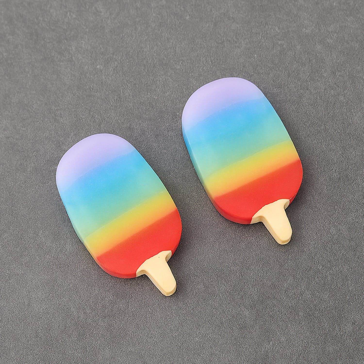 Jelly Popsicle Erasers of Cute & Fancy Mini Erasers for Kids (2 Pc Set, Mix Design) thumbnail 3