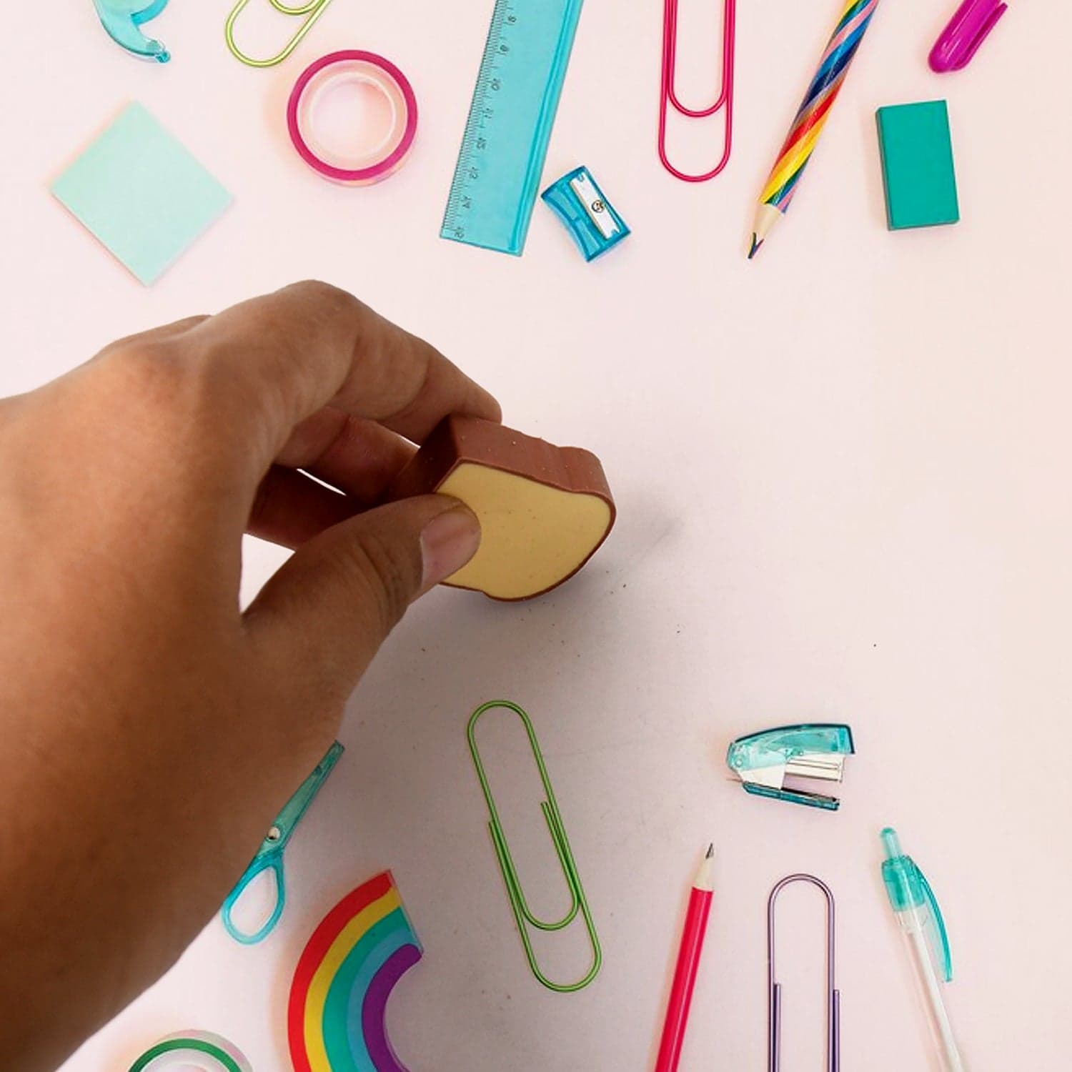 3D Toast Bread Shape Eraser For Kids thumbnail 6