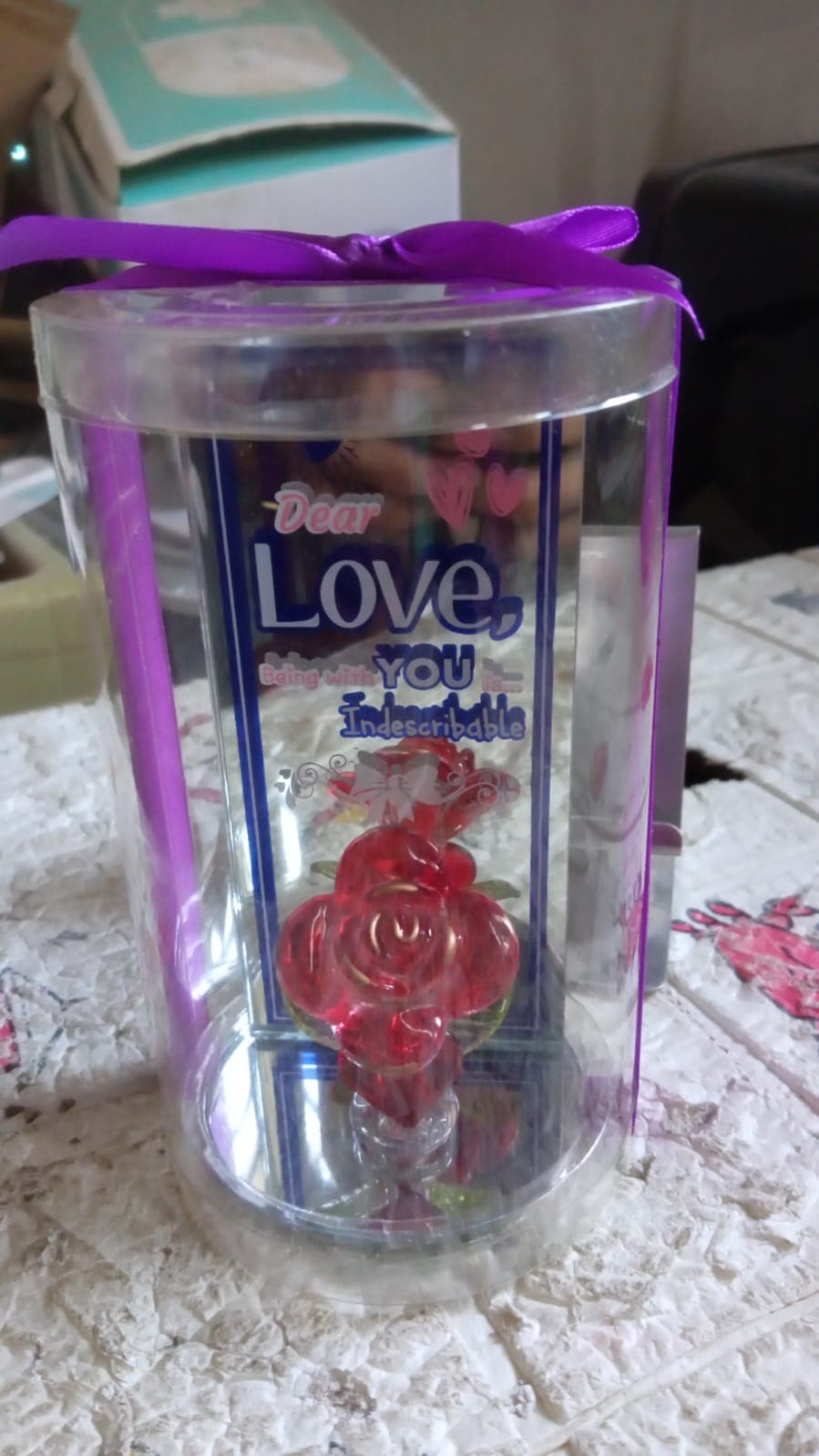 Lovely Rose Showpiece of Romantic Gift Set for All Occasions (1 Pc) thumbnail 7