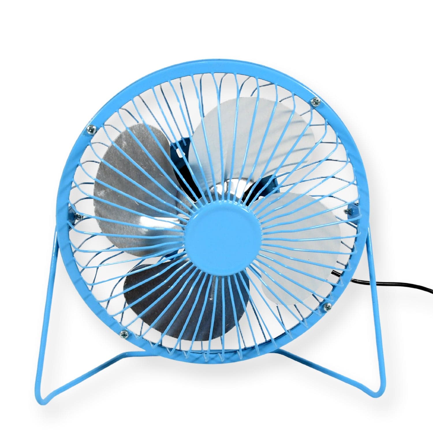 Usb Table Desk Personal Metal Electronic Fan, Compatible With Computers, Laptops, Student Dormitory, Suitable For Office, School Use (1 Pc) ID-17531 thumbnail 4