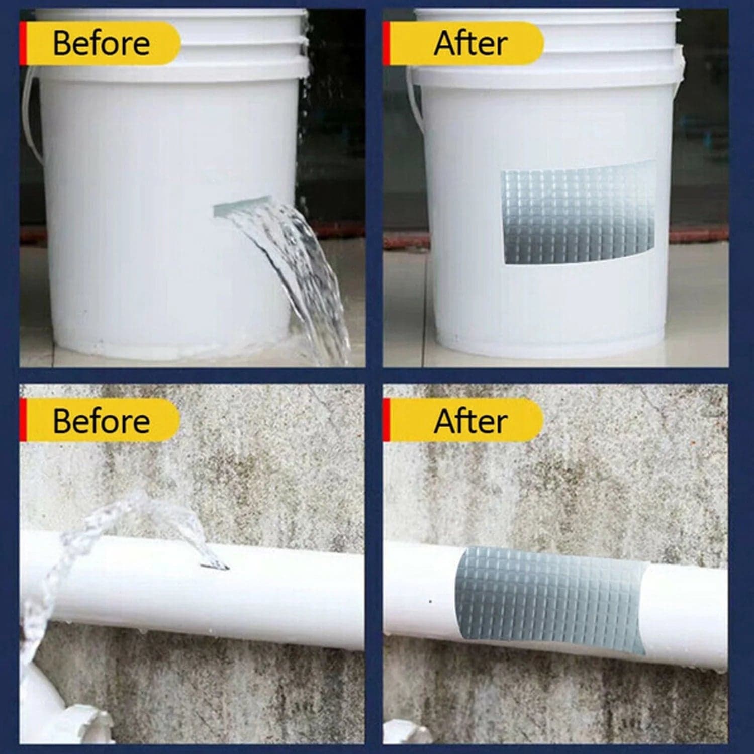 Self-Adhesive Heat-Resistant Aluminum Foil Tape of High-Temperature Insulation Duct Roll (0.9mm) thumbnail 4