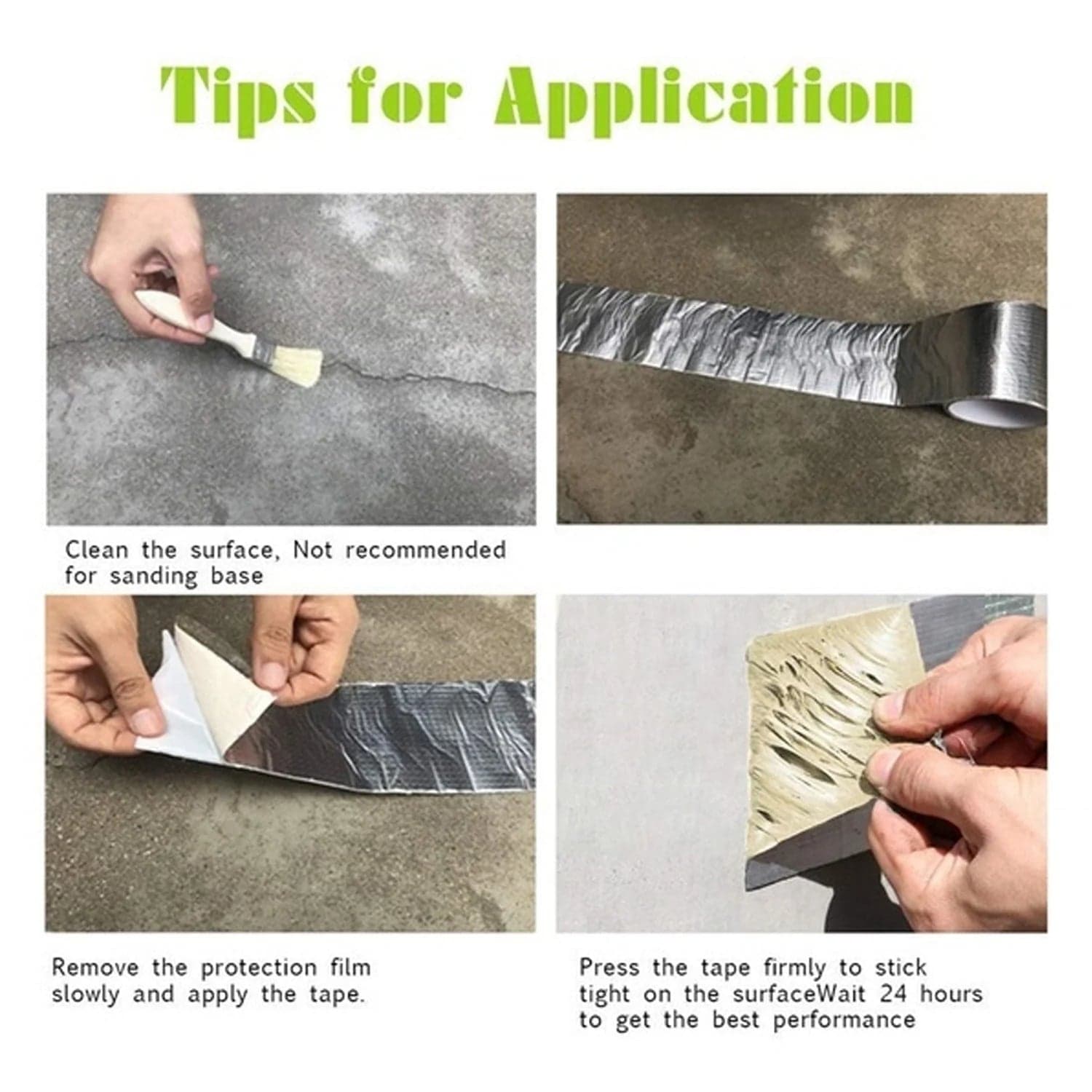 Self-Adhesive Heat-Resistant Aluminum Foil Tape of High-Temperature Insulation Duct Roll (0.9mm) thumbnail 7