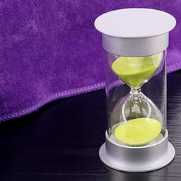 45-Minute Green Sand Timer of Hourglass Time Management Tool for Classroom & Games (Color : Green)