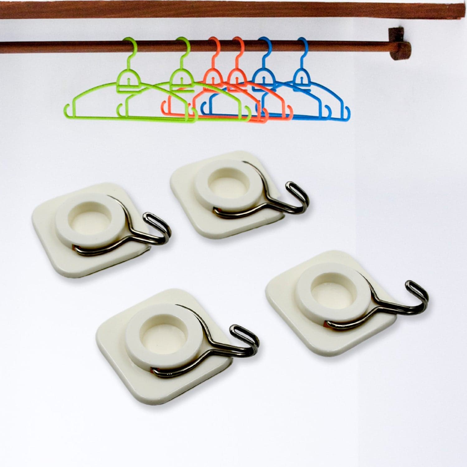 Multipurpose Strong Hook Self-Adhesive hooks for wall Heavy Plastic Hook ID 17551 thumbnail 5