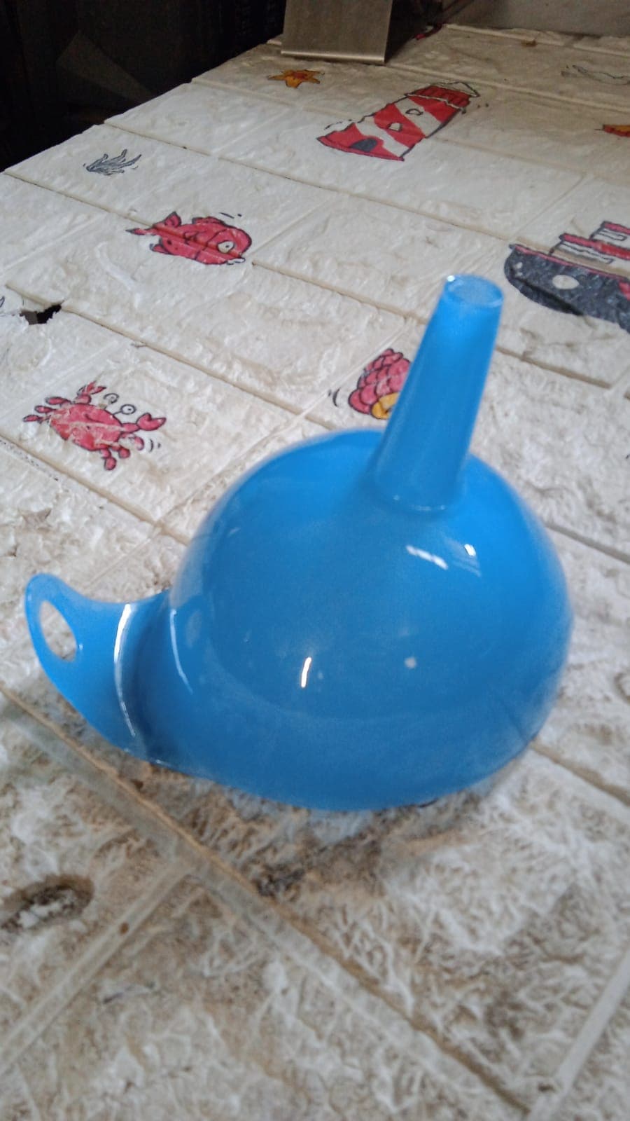 Plastic Funnel For Pouring Oil, Sauce, Water, Juice Cooking Oil, Powder, Small Food-Grains Food Grade Plastic Funnel (1 Pc) thumbnail 7