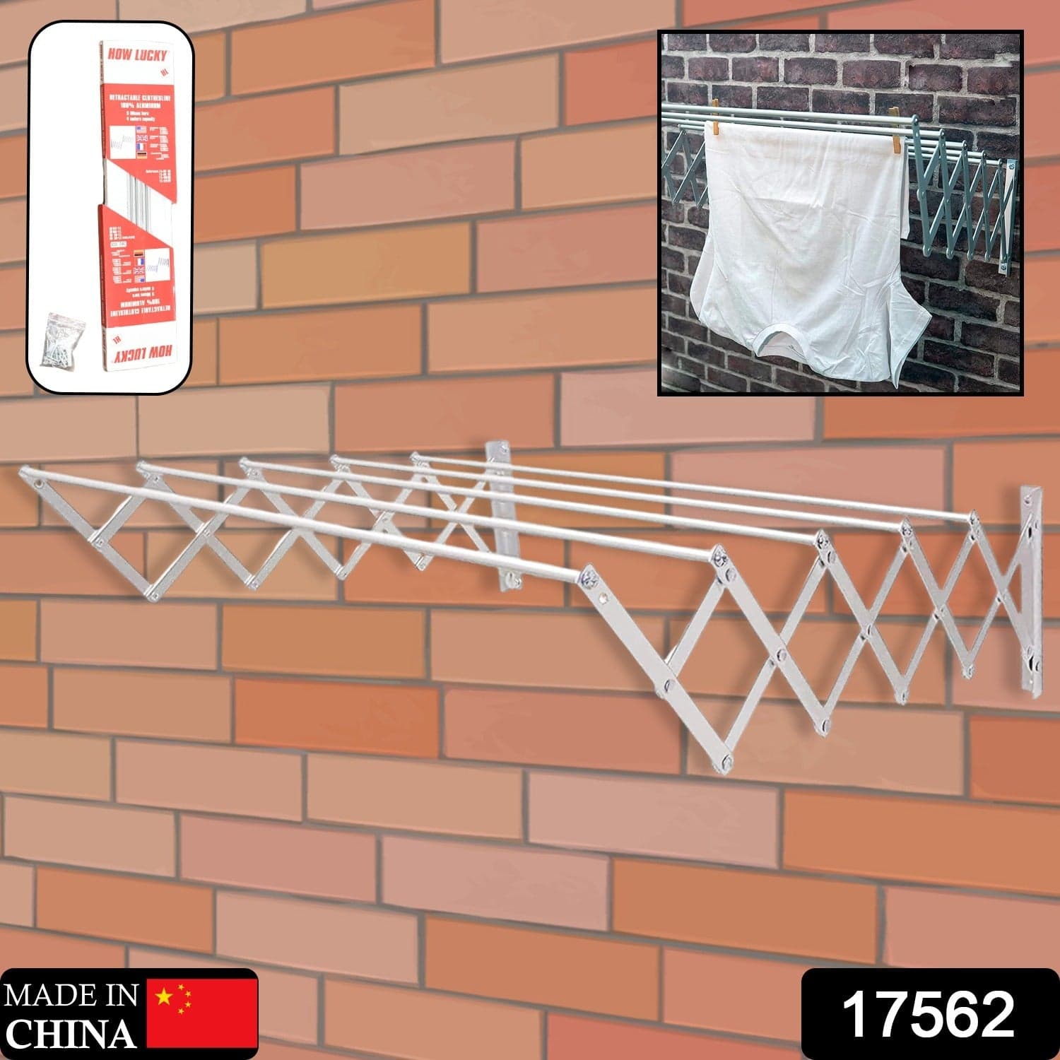 Foldable Extendable Drying Rack | Suitable For Hanging All Types Of Clothes | Ideal For Interior And Exterior thumbnail 2