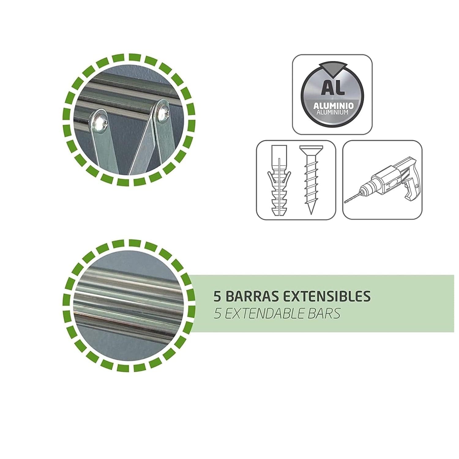 Foldable Extendable Drying Rack | Suitable For Hanging All Types Of Clothes | Ideal For Interior And Exterior thumbnail 3