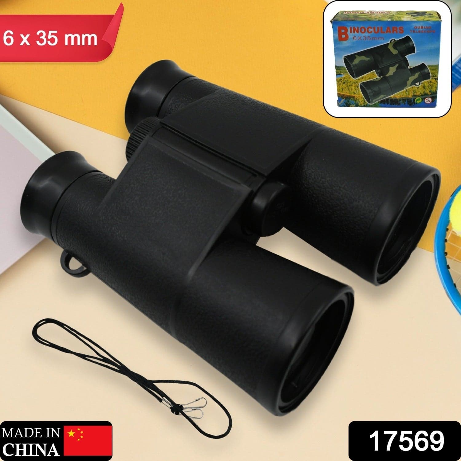 Learning Toy Binoculars / Telescopic For Kids Educational Birthday Return Gifts For Boys And Girls In Bulk Hunting Bird Watching Camping Outdoor thumbnail 2