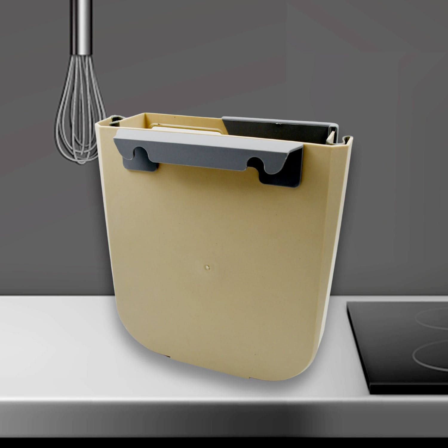 Foldable Hanging Trash Can of Space-Saving Waste Bin for Kitchen, Bathroom & Car thumbnail 4