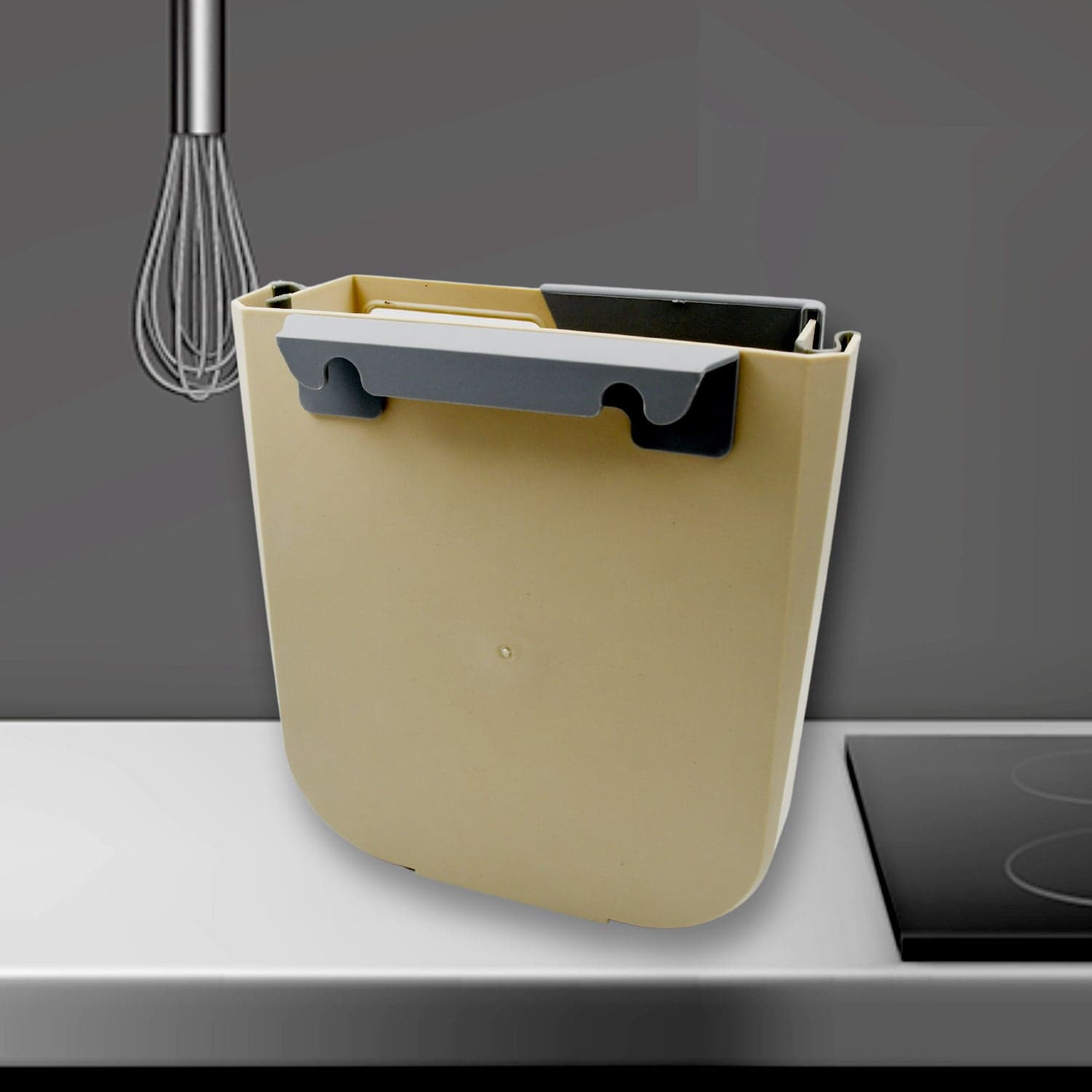 Foldable Hanging Trash Can of Space-Saving Waste Bin for Kitchen, Bathroom & Car thumbnail 6