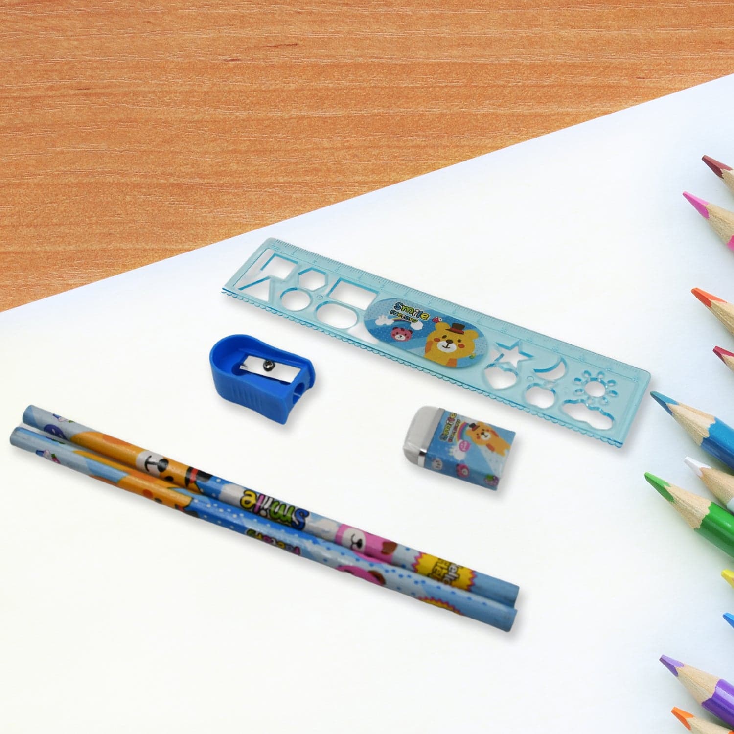 Stationery Kit for Kids - Stationery Set (6 Pcs Set / Mix Design) thumbnail 4