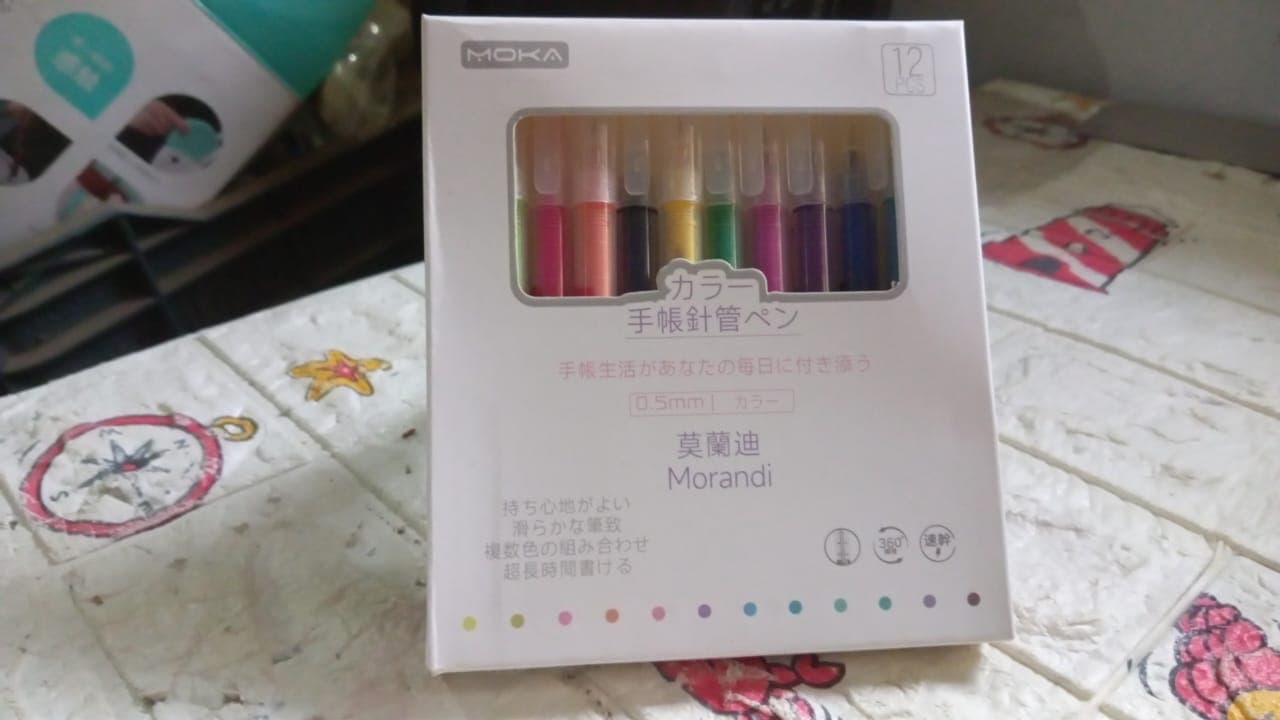 12 Color Rolling Ball Pens thumbnail 6
