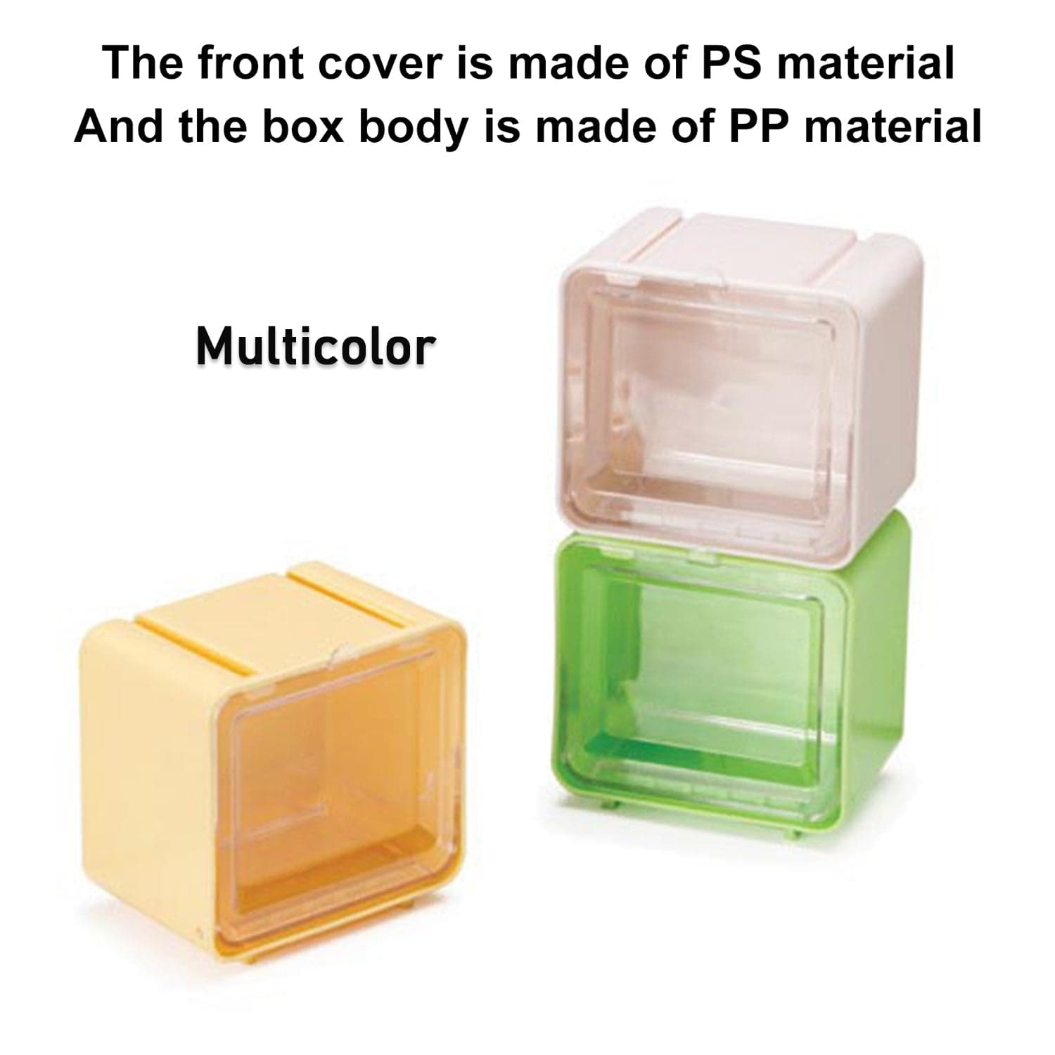 Durable Transparent Tape Storage Box of Plastic Office Organizer thumbnail 8