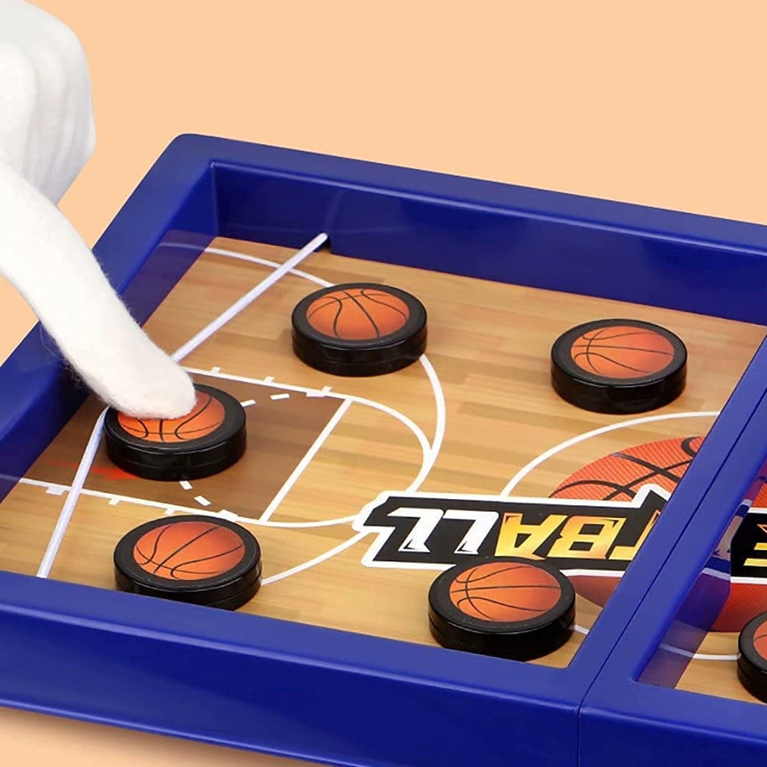 Fast Sling Basketball Puck Game Paced Table Desktop Battle Ice Hockey Game For Adults And Kids Parent-Child Winner Board Games Interactive Toy thumbnail 5