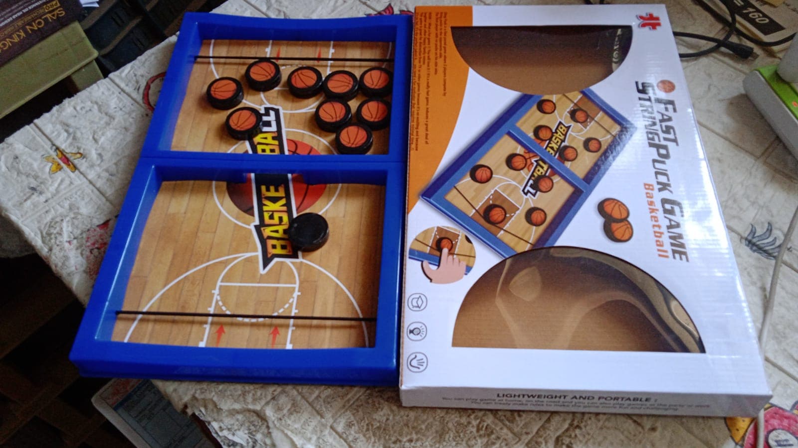 Fast Sling Basketball Puck Game Paced Table Desktop Battle Ice Hockey Game For Adults And Kids Parent-Child Winner Board Games Interactive Toy thumbnail 8