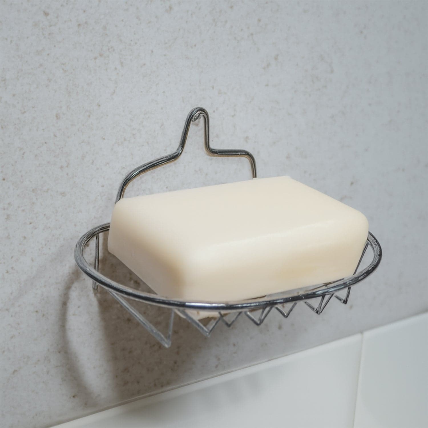 Kitchen, Bathroom Stainless Steel, Soap Dish Holder Wall Hanging Soap Storage Rack  thumbnail 1