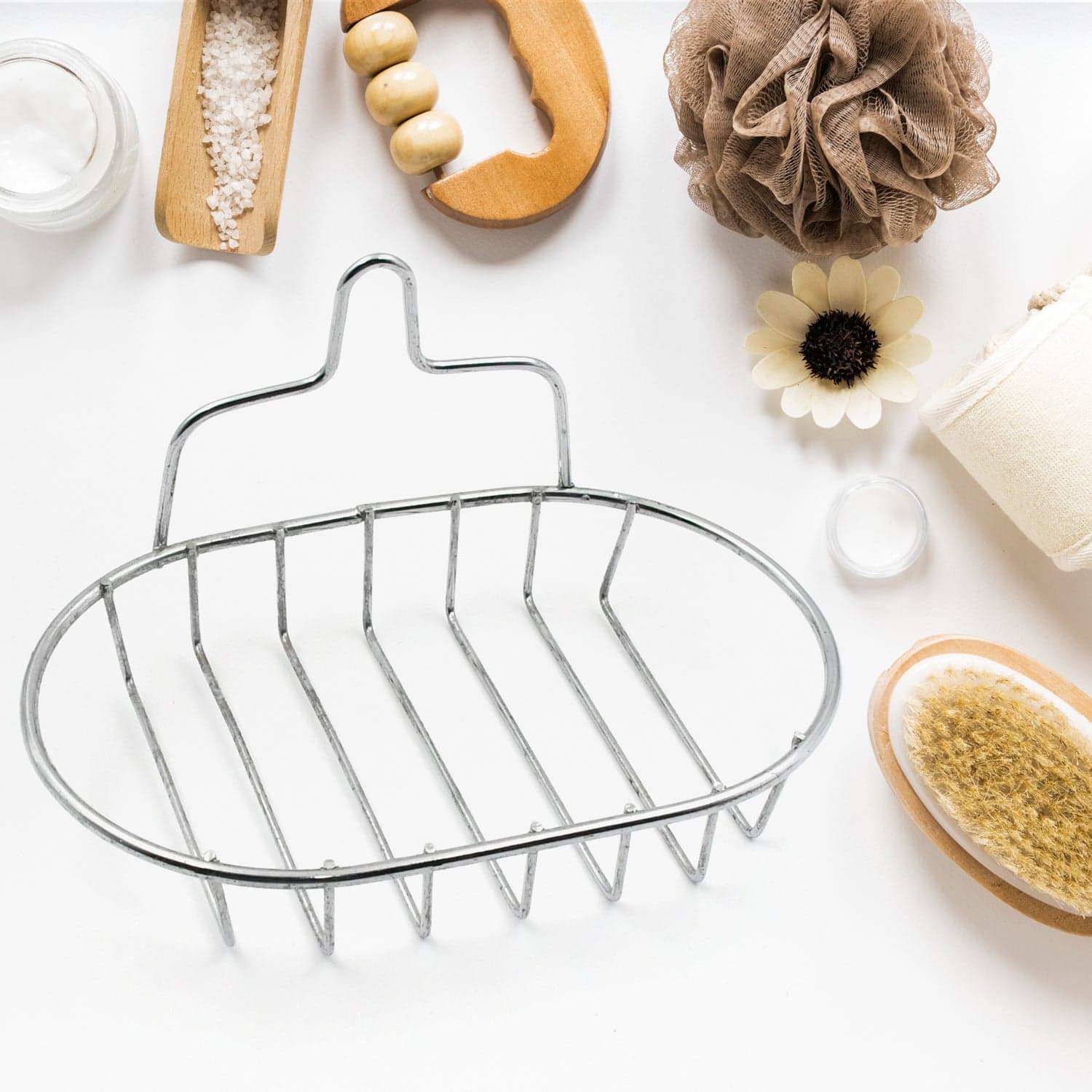 Kitchen, Bathroom Stainless Steel, Soap Dish Holder Wall Hanging Soap Storage Rack  thumbnail 3
