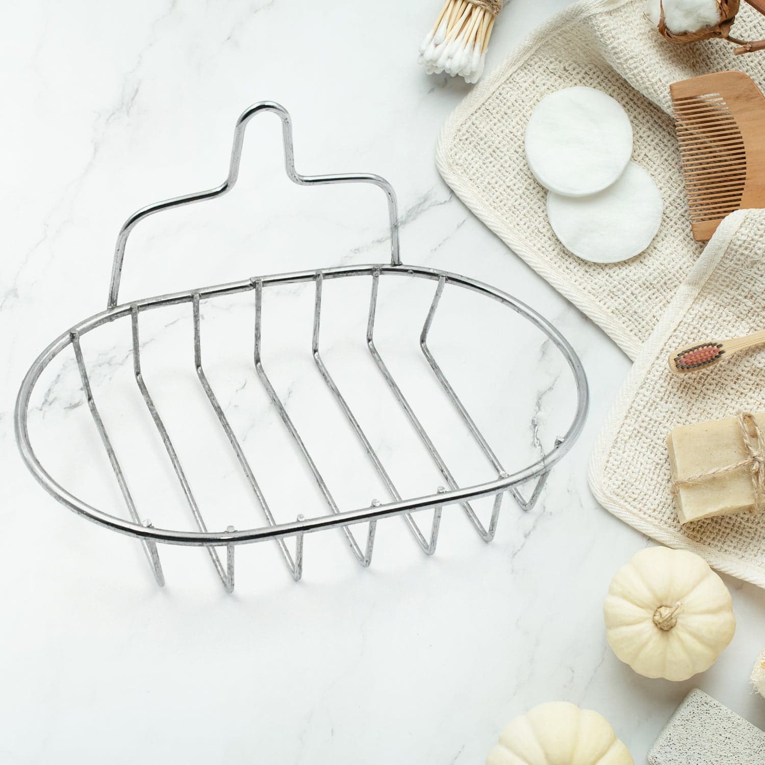 Kitchen, Bathroom Stainless Steel, Soap Dish Holder Wall Hanging Soap Storage Rack  thumbnail 6