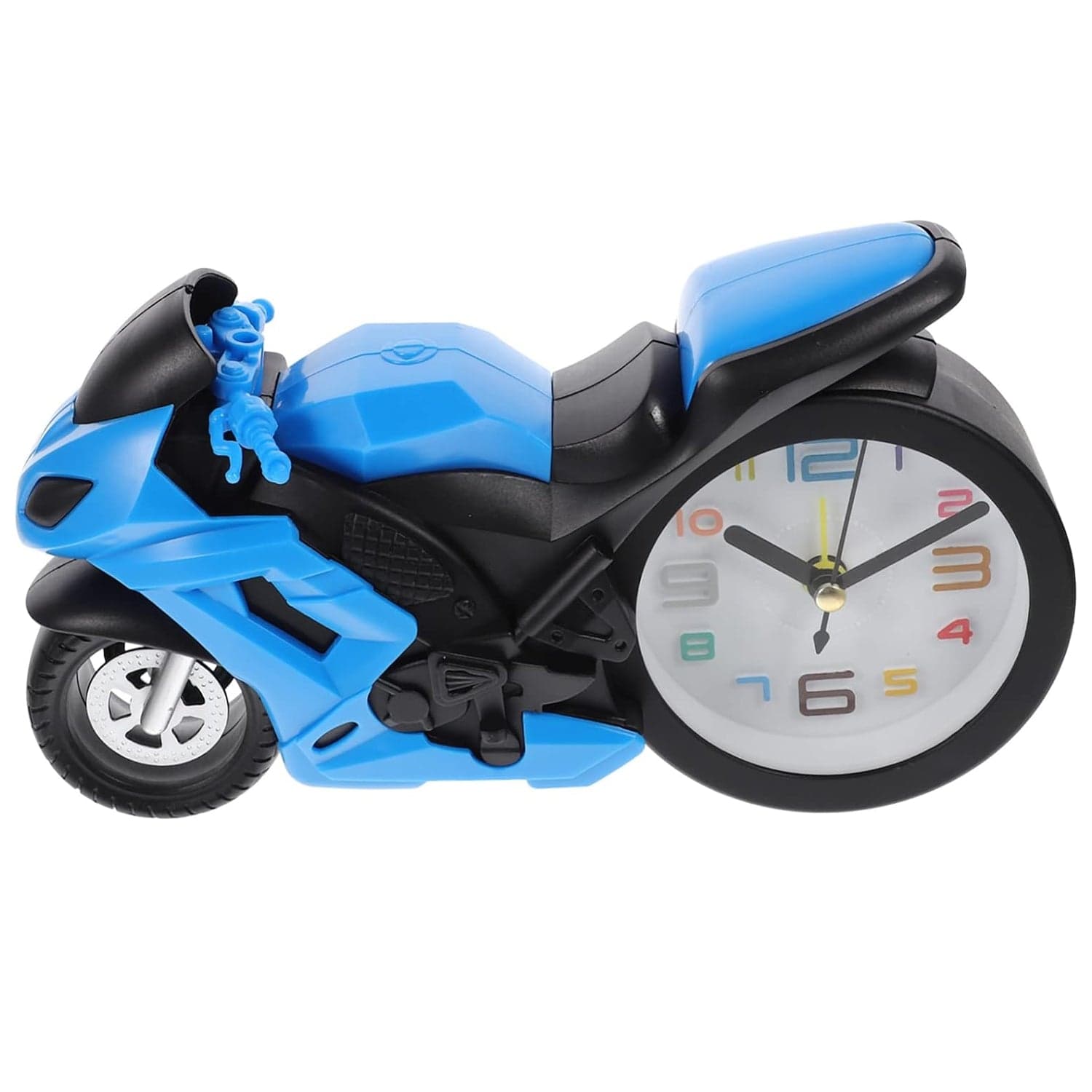 Retro Motorcycle Alarm Clock of Novelty Bike Engine Style Desk Clock thumbnail 4