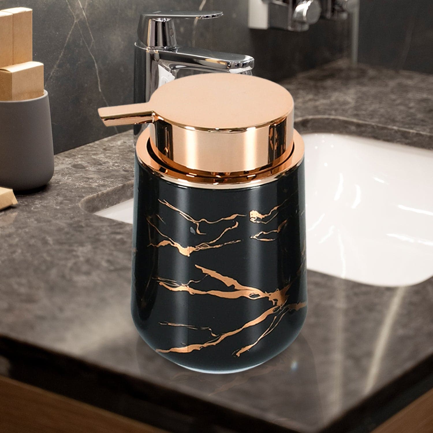 Bathroom Accessory Set Bathroom Decor Premium Quality (5 Pcs) 1 X Tumbler thumbnail 3