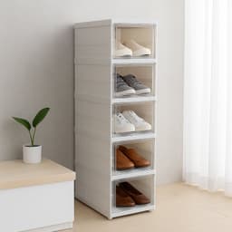 5-Layer Stackable Utility Cart of Foldable Storage Organizer for Clothes & Home (1 Pc)