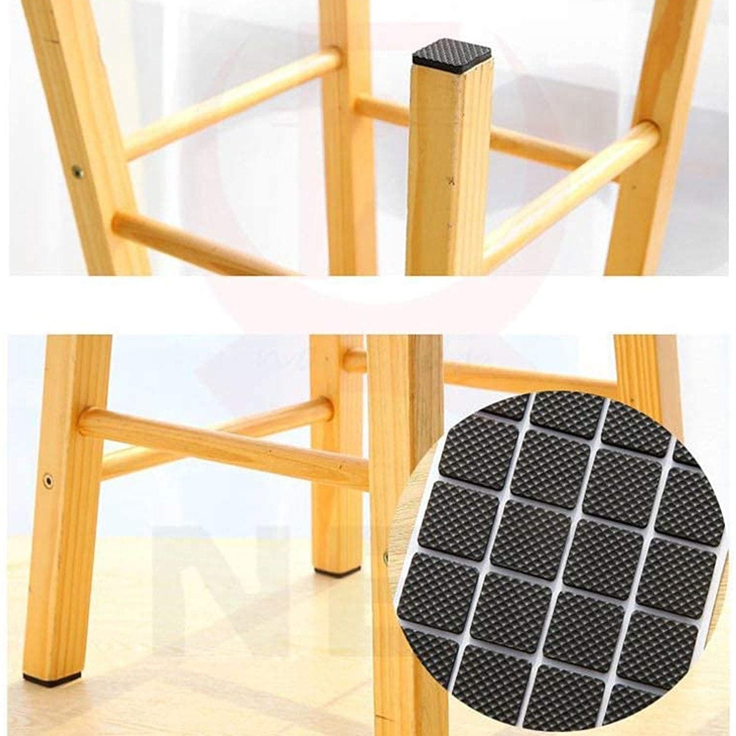 Self Adhesive Furniture Pads - Square (18 Pcs Set) thumbnail 3