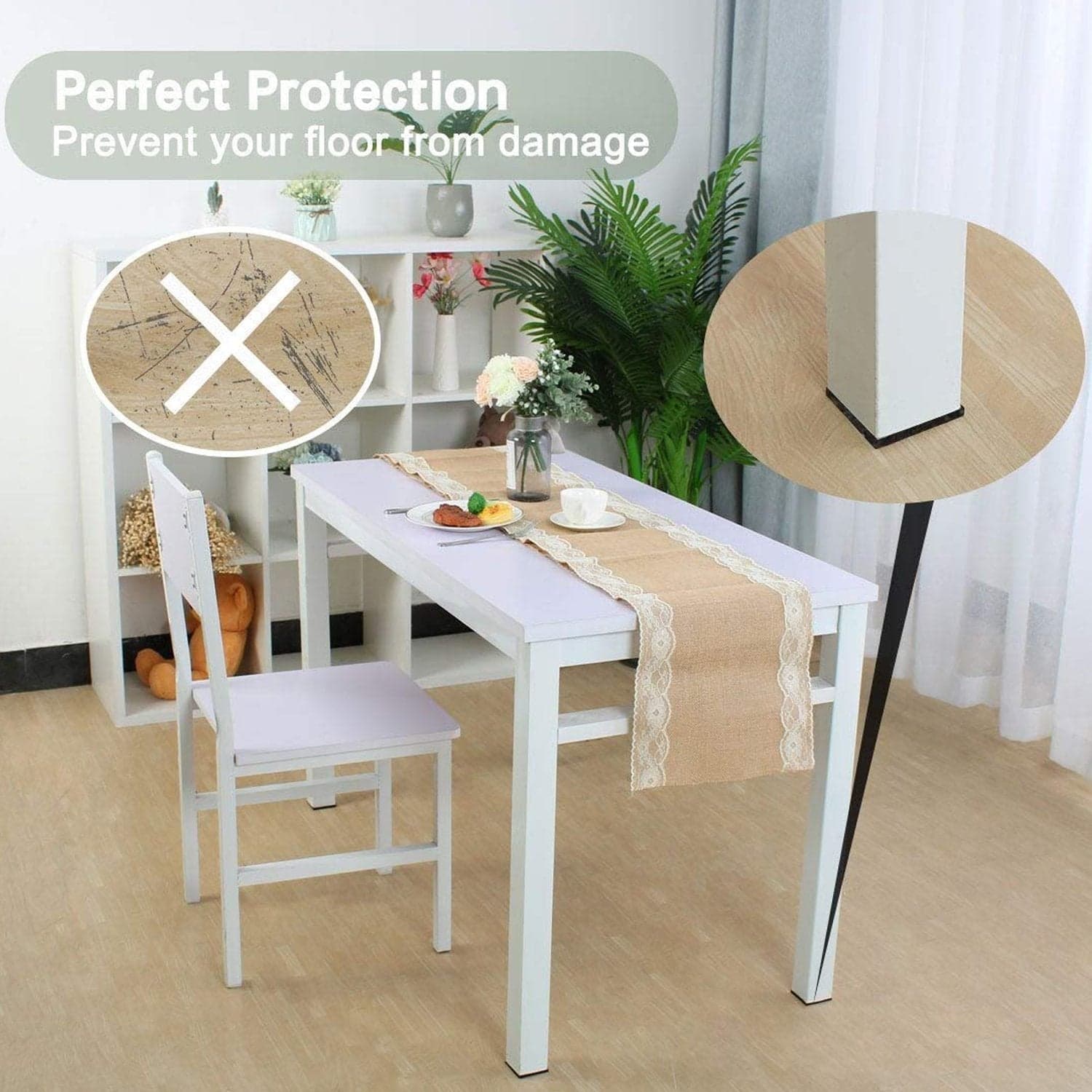 Self Adhesive Furniture Pads - Square (18 Pcs Set) thumbnail 4