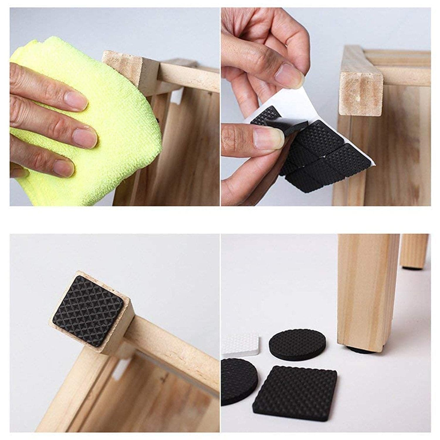 Self Adhesive Furniture Pads - Square (18 Pcs Set) thumbnail 5