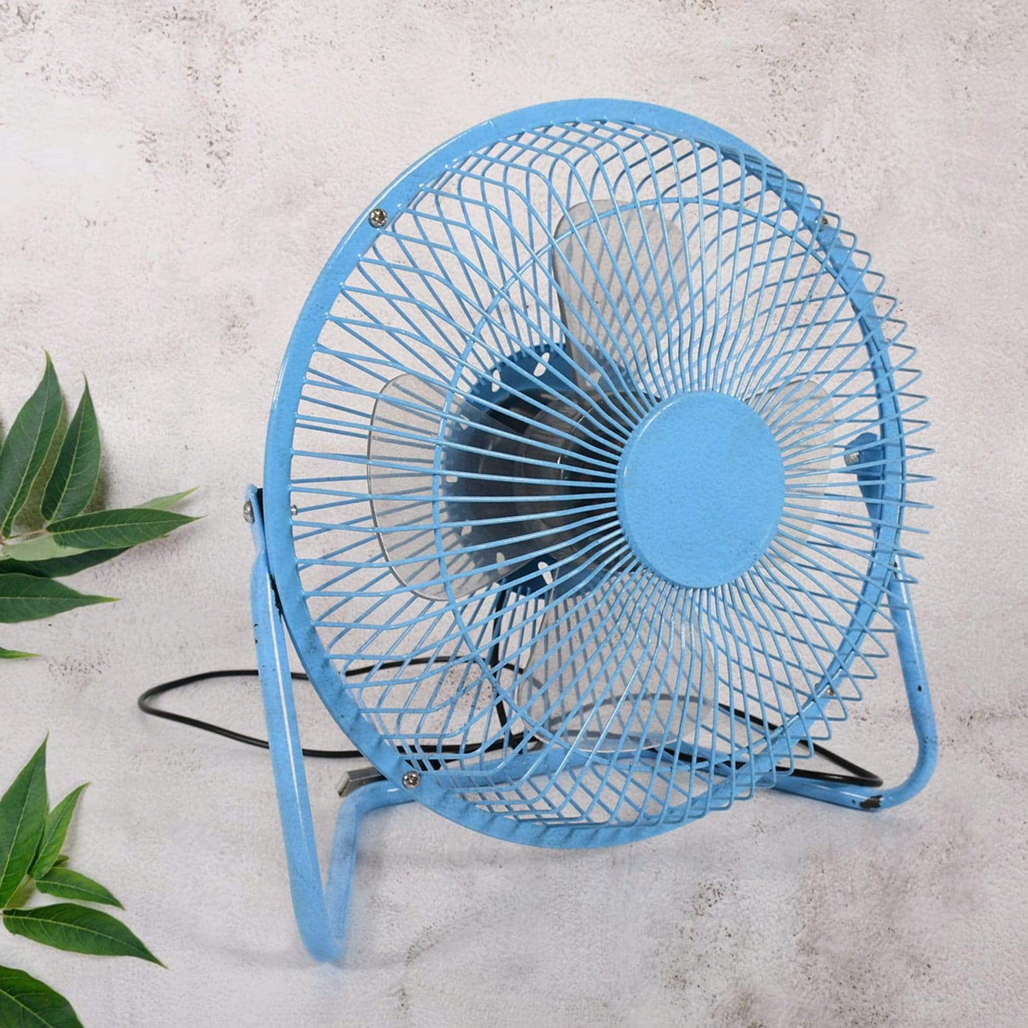 Big Usb Table Desk Personal Metal Electronic Fan, Compatible With Computers, Laptops, Student Dormitory, Suitable For Office, School Use (1 Pc) thumbnail 5