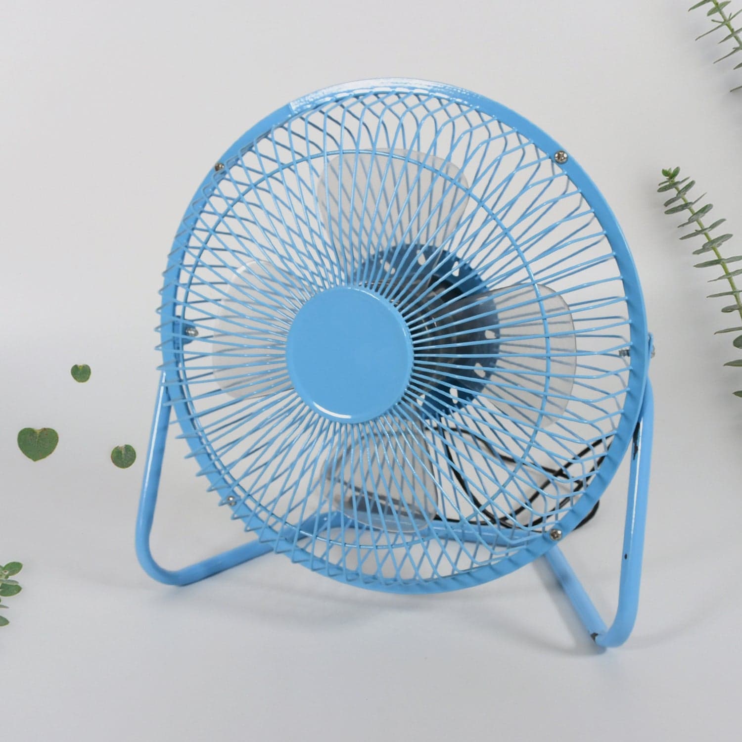 Big Usb Table Desk Personal Metal Electronic Fan, Compatible With Computers, Laptops, Student Dormitory, Suitable For Office, School Use (1 Pc) thumbnail 7