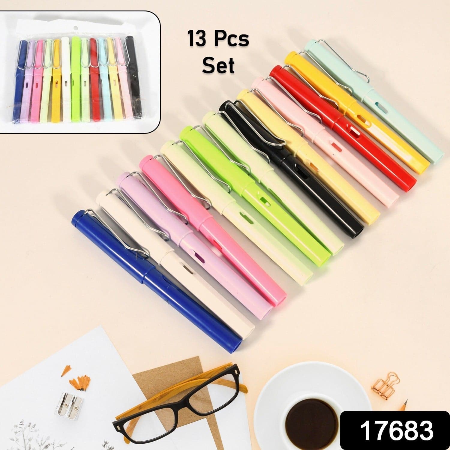 2In1 Everlasting Pencil Replaceable Head With Eraser (13 Pcs Set) thumbnail 2