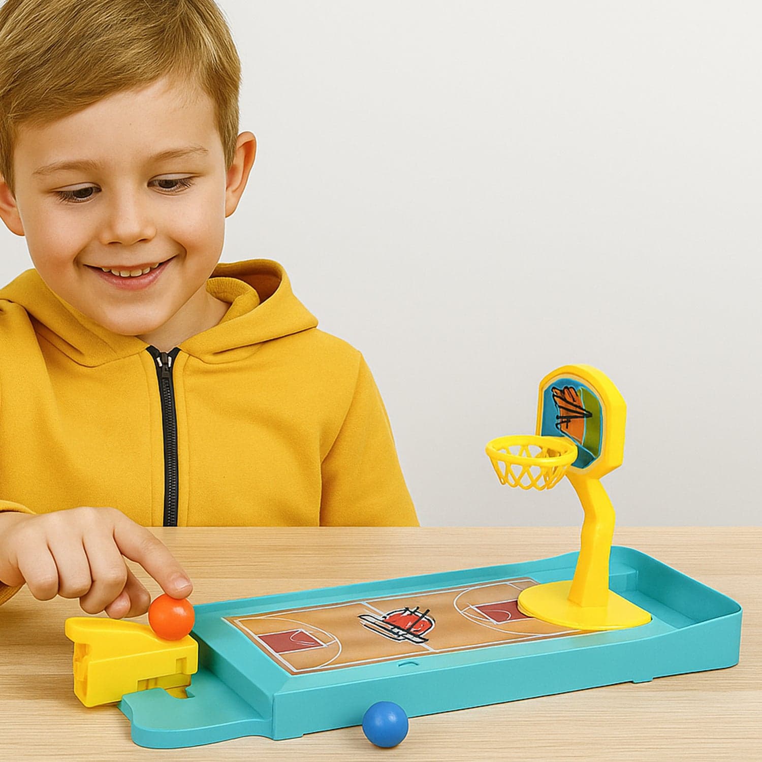 Mini Table top Finger Basketball & Bowling Game of Indoor Family Fun for Kids & Adults thumbnail 1