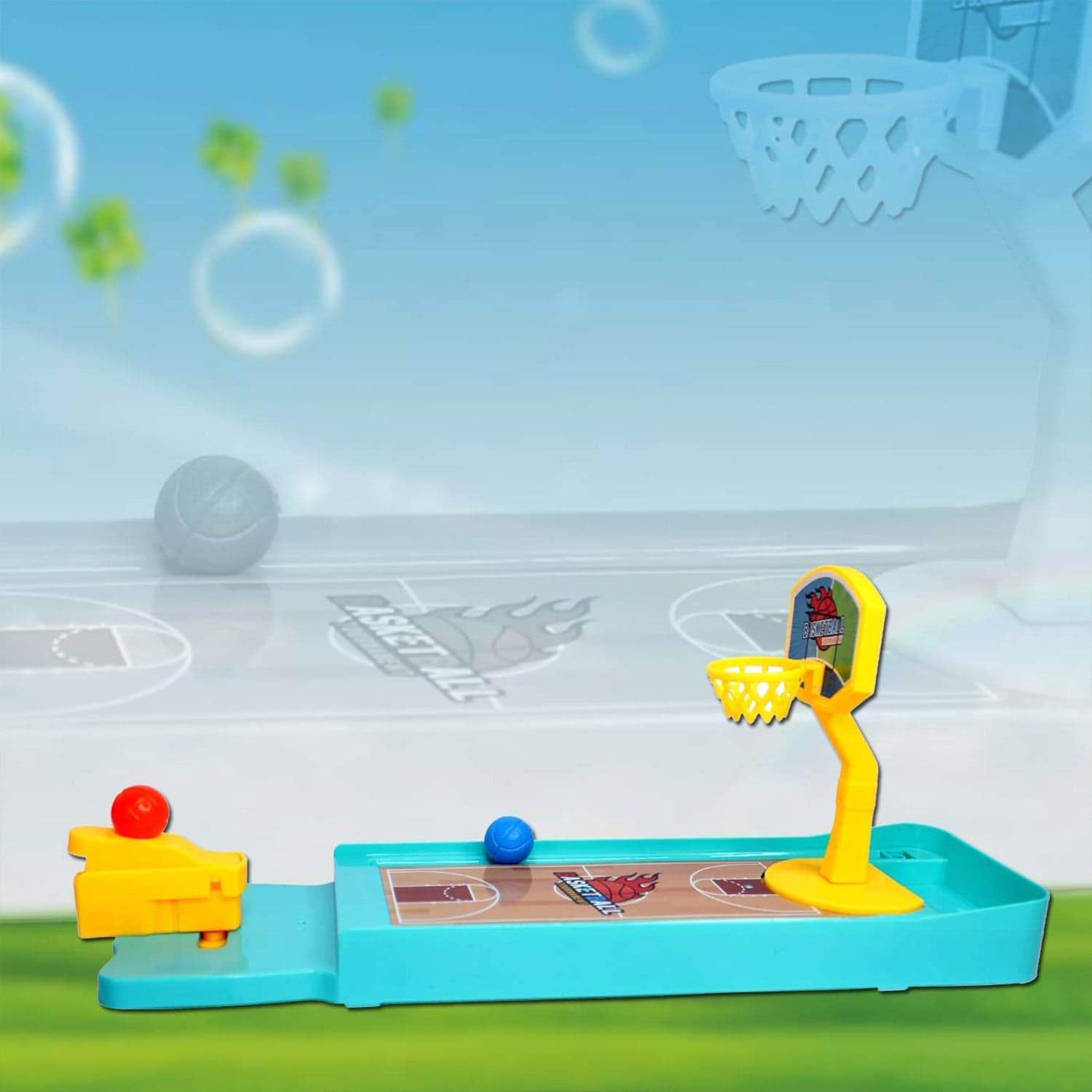 Mini Table top Finger Basketball & Bowling Game of Indoor Family Fun for Kids & Adults thumbnail 6