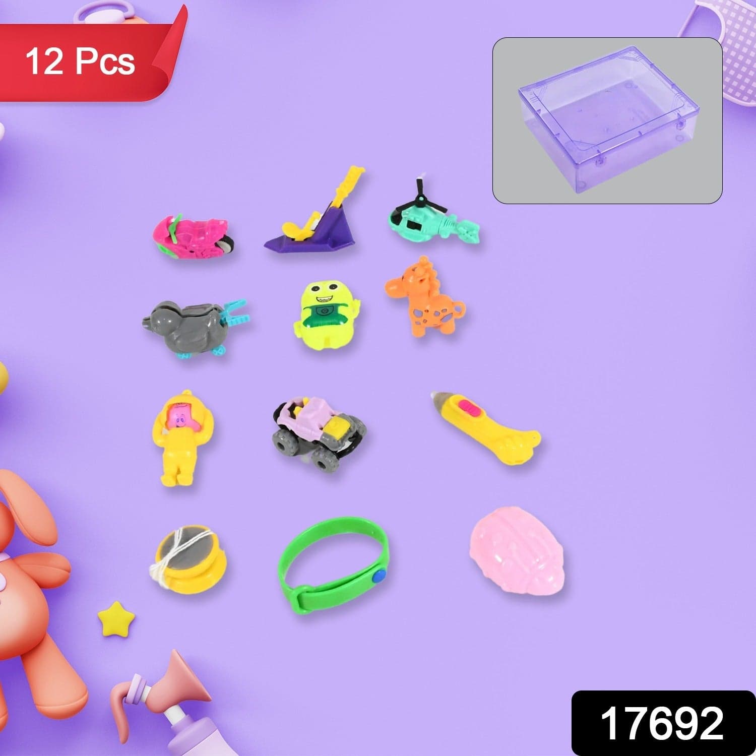 12 in 1 toy for kids, 10 different and small toys for kids to play with curiosity thumbnail 2