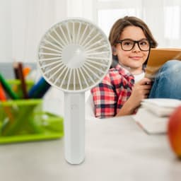 Mini Portable Rechargeable Fan of Lightweight & Easy to Carry (1 Pc | Battery Not Included)