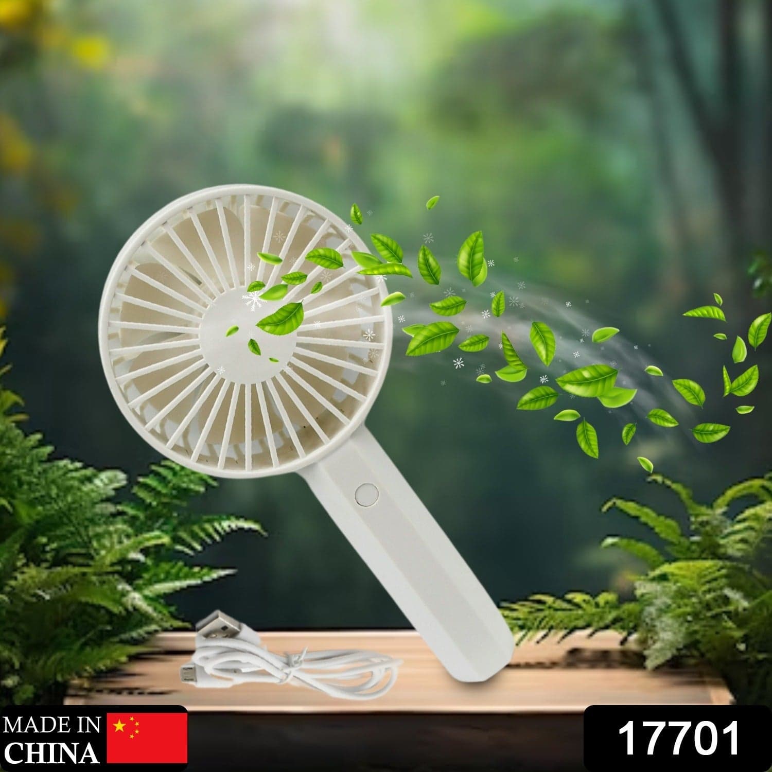 Mini Portable Rechargeable Fan of Lightweight & Easy to Carry (1 Pc | Battery Not Included) thumbnail 2